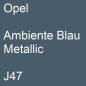 Preview: Opel, Ambiente Blau Metallic, J47.